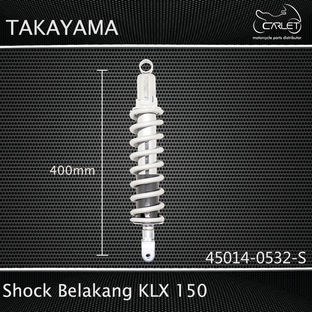 Takayama Shock Breaker Shockbreaker Belakang KLX 150 (Silver)