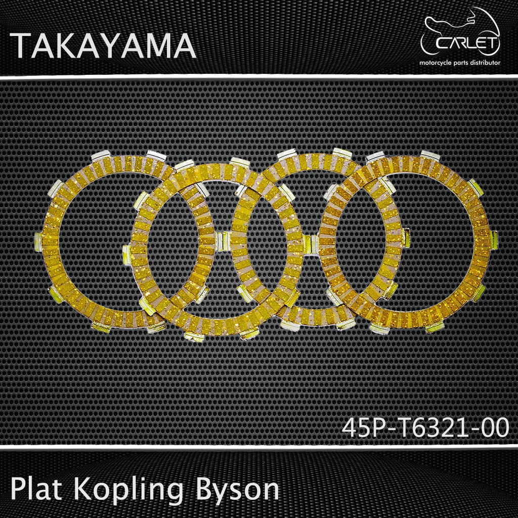 Takayama Plat / Kampas Kopling Byson