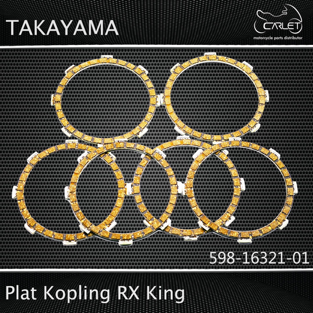 Takayama Plat / Kampas Kopling RX K / RXK / RX King (Press = 6 pcs)