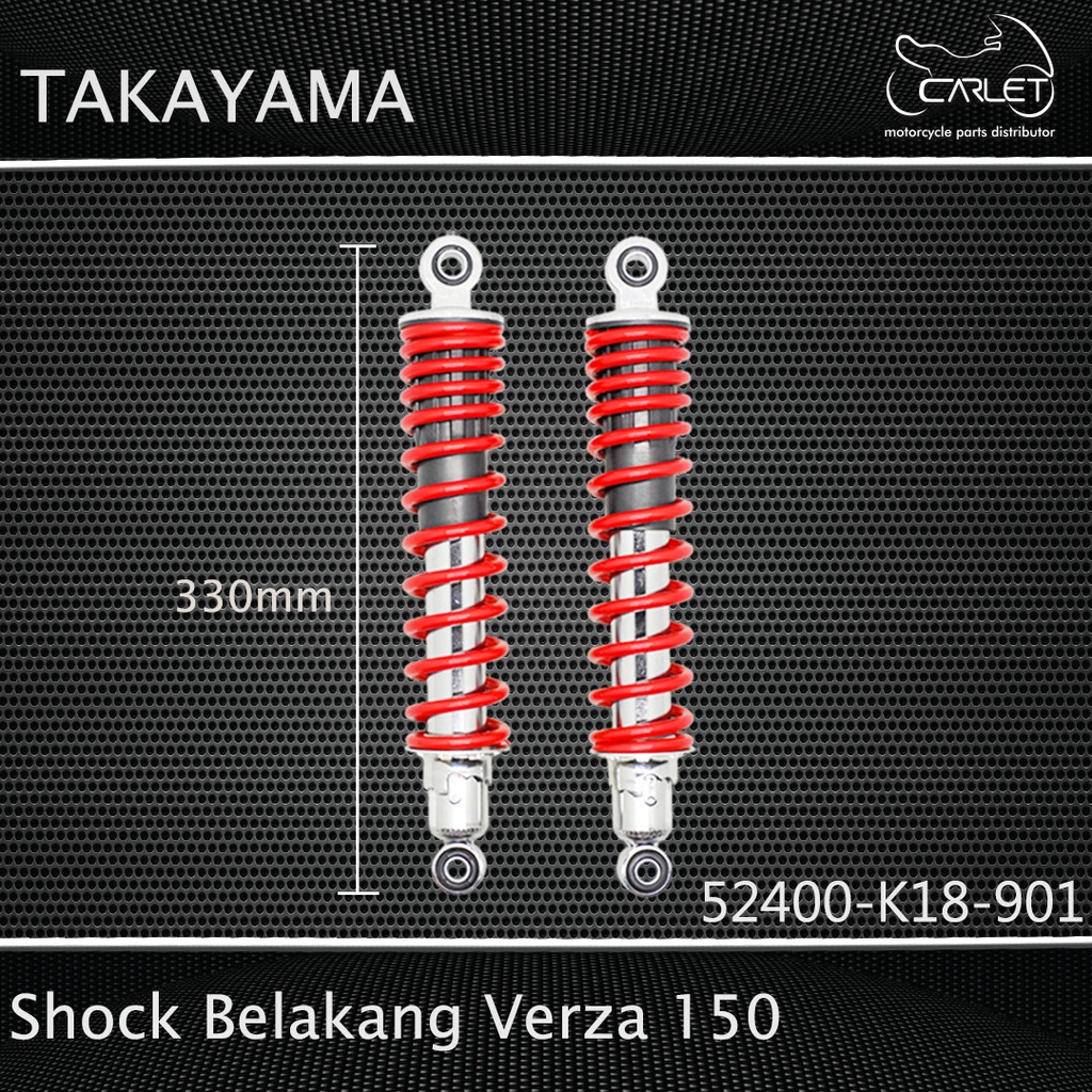 Takayama Shock Breaker Shockbreaker Belakang Verza 150