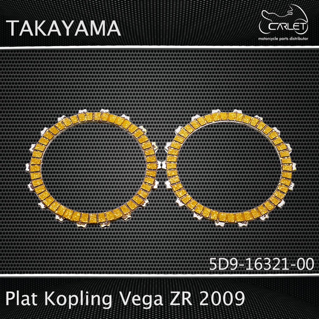 Takayama Plat / Kampas Kopling Vega ZR 09 (Press = 2 pcs)