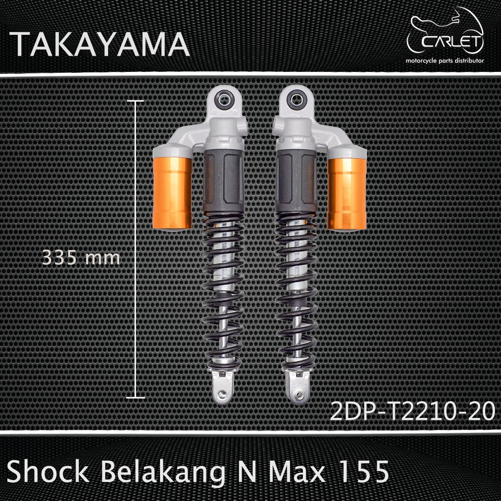 Takayama Shock Breaker Shockbreaker Belakang + Tabung N Max 155