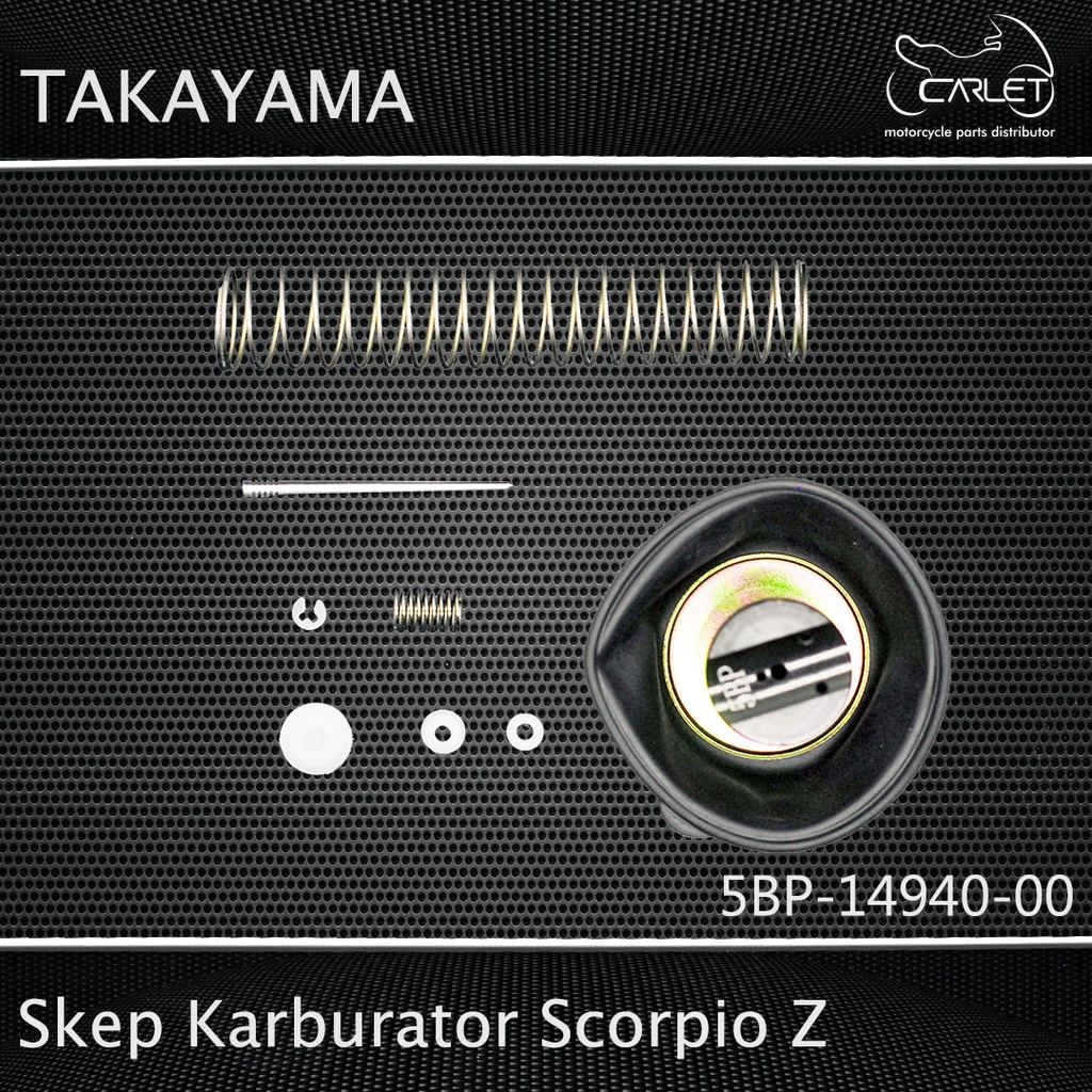 Takayama Skep Carburator Assy + Per Scorpio Z