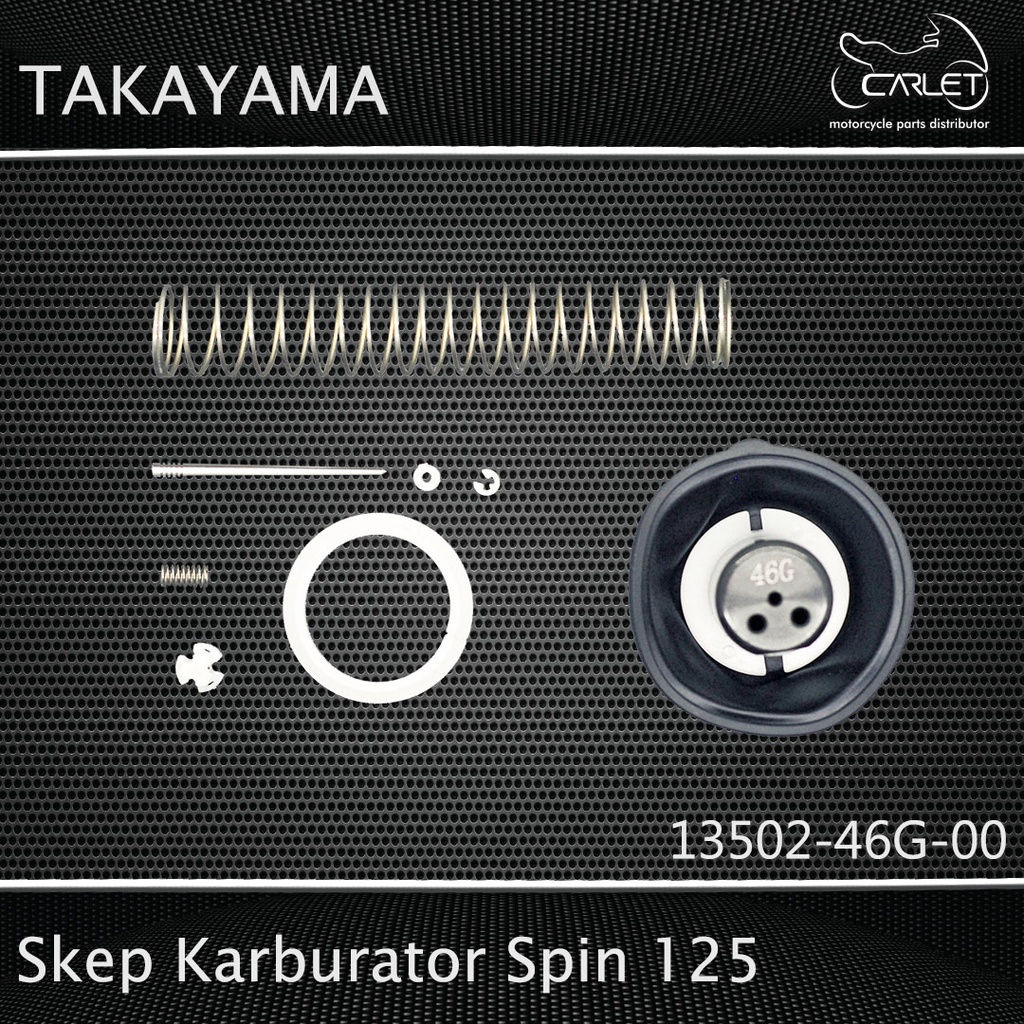 Takayama Skep Carburator Assy + Per Spin 125