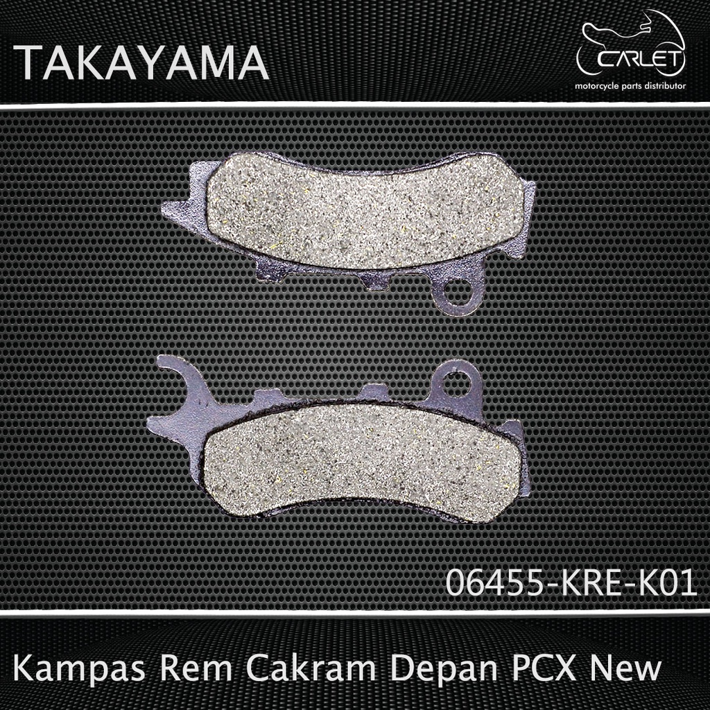 Takayama Disc Pad Plat / Kampas Rem Cakram PCX New