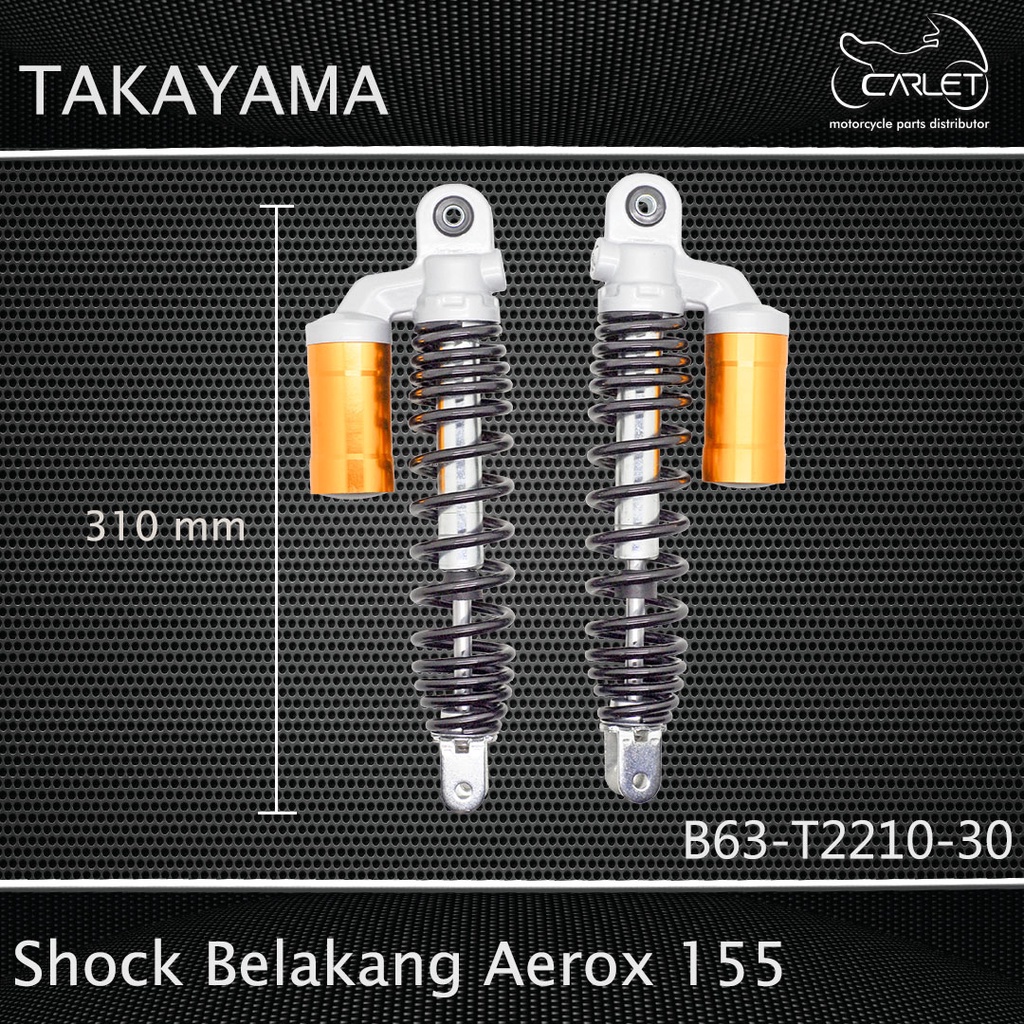 Takayama Shock Breaker Shockbreaker Belakang + Tabung Aerox 155