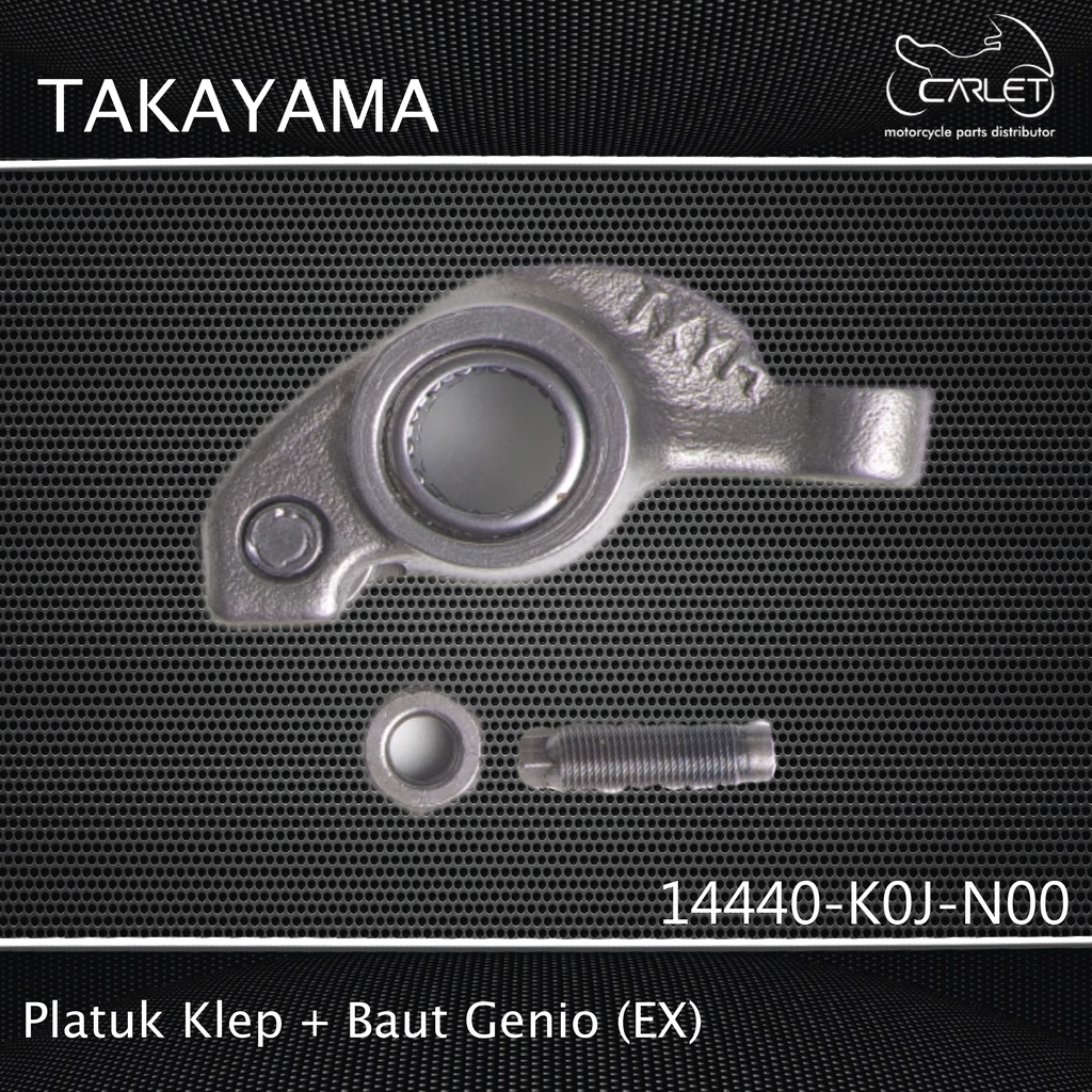 Takayama Pelatuk Klep + Bearing + Baut Genio (EX)