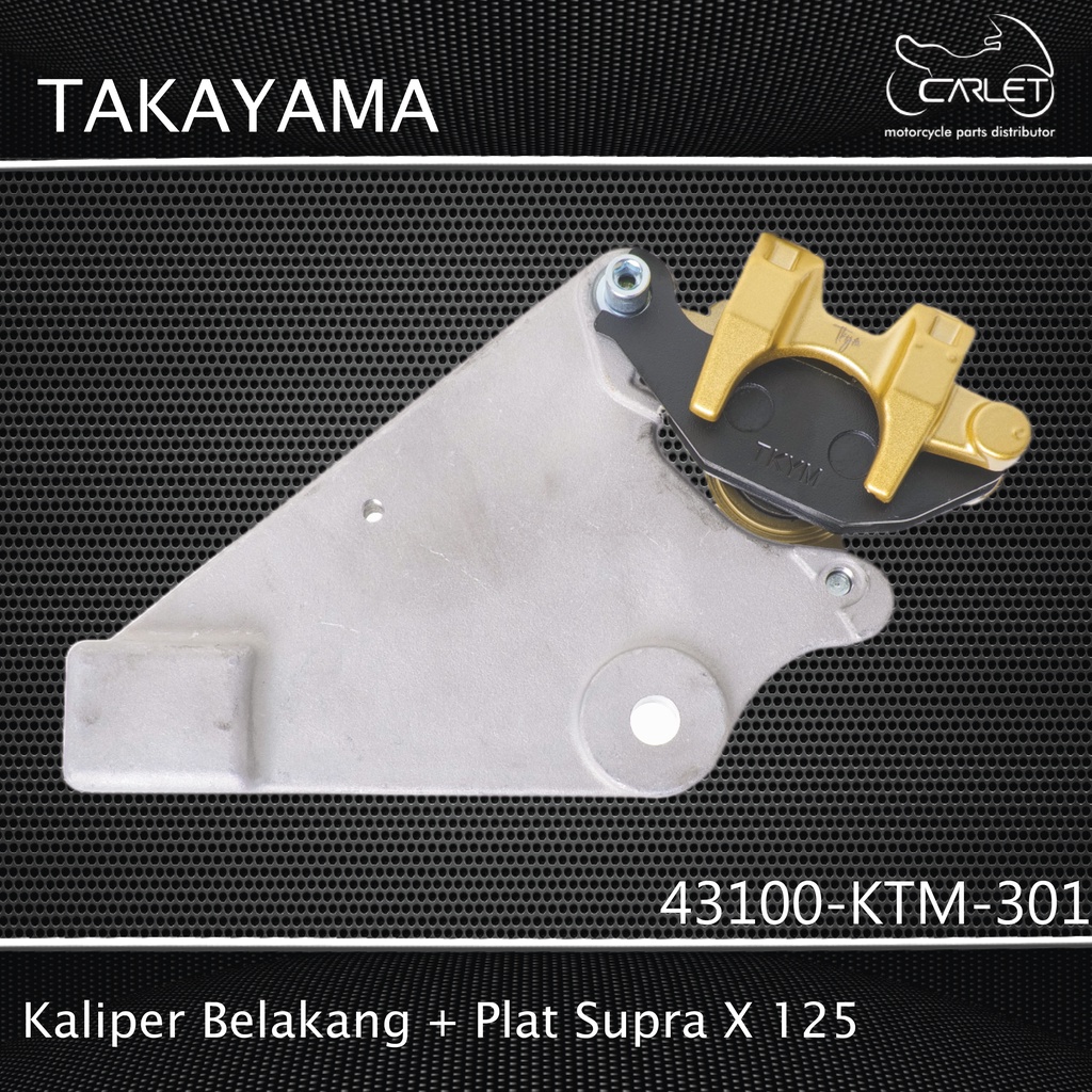 Takayama Kaliper Belakang + Plat Supra X 125